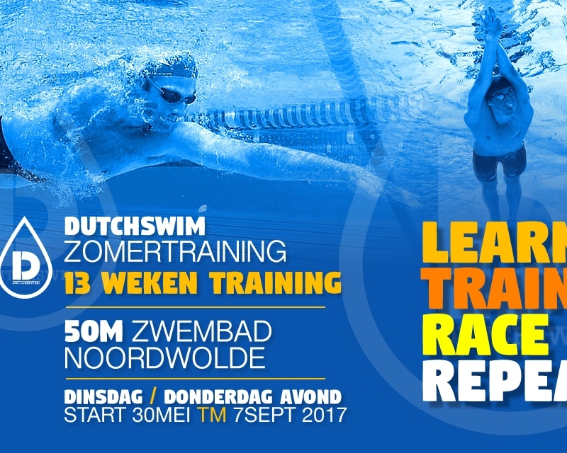 TVH Design Promotionele web campagne zomertrainingen Dutchswim 2017