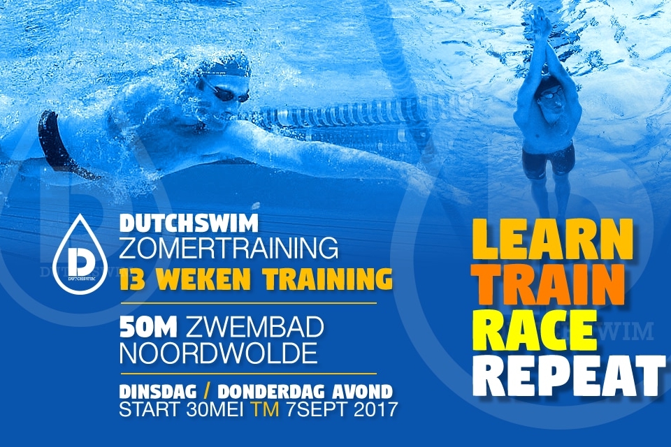 TVH Design Promotional web campaign summer training Dutchswim 2017