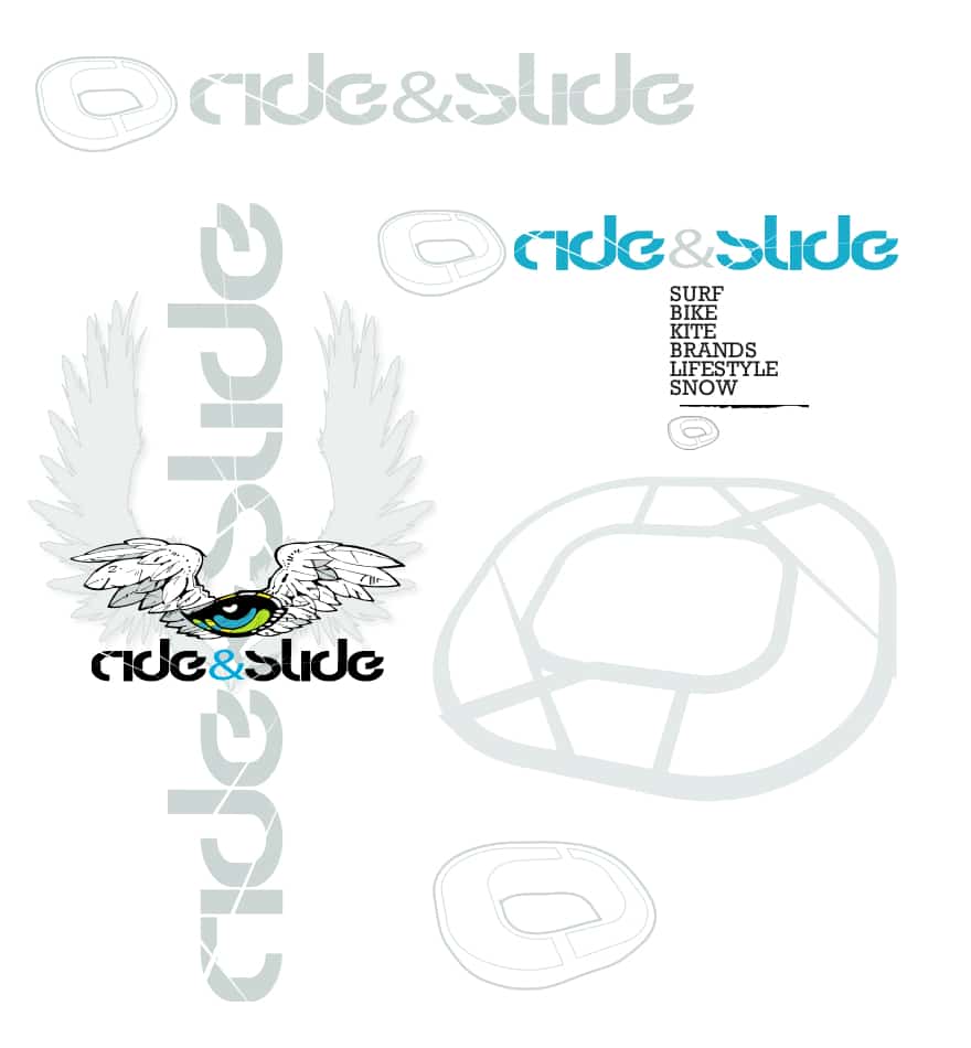 TVH Design ontwerp branding en beeldmerk Ride and Slide magazine
