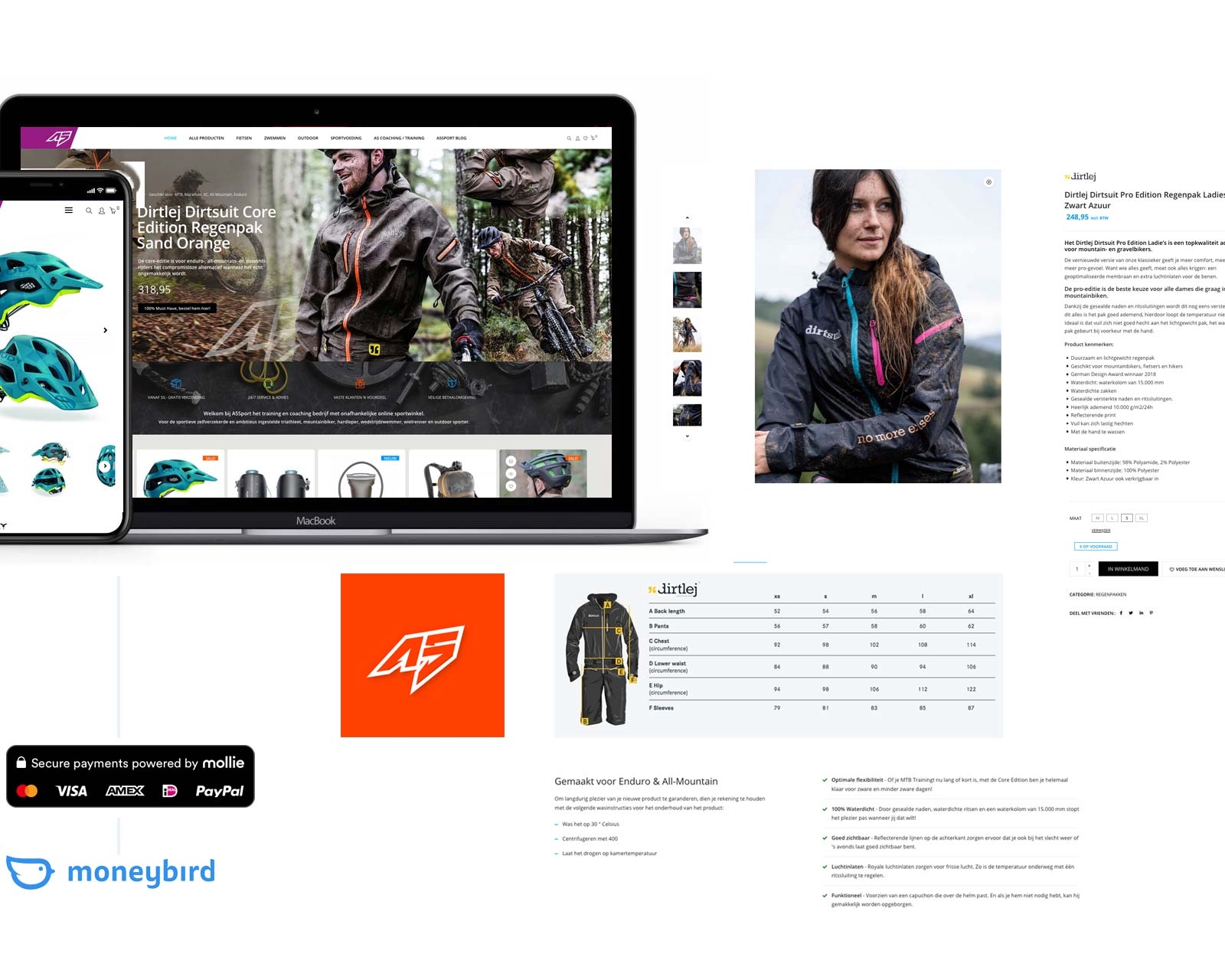TVH Design ontwikkeld en realiseert nieuwe online winkel voor A5 Sport
