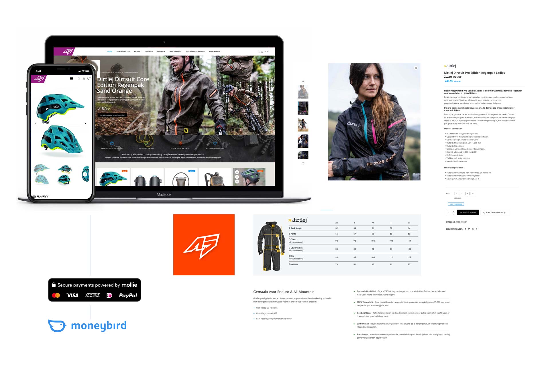 TVH Design develops and realizes new online store for A5 Sport